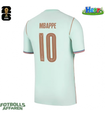 Frankrike Kylian Mbappe #10 Bortatröja VM 2026 Kortärmad